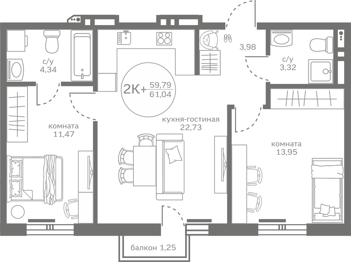 Планировка квартиры